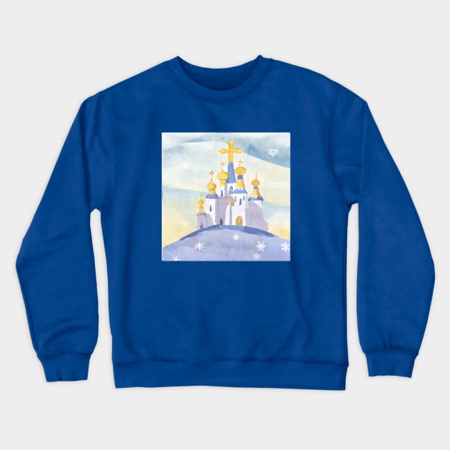 Ukraine Christmas Crewneck Sweatshirt by Kings Court